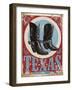 Travel Poster - Texas-The Saturday Evening Post-Framed Giclee Print