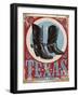 Travel Poster - Texas-The Saturday Evening Post-Framed Giclee Print