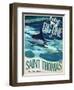 Travel Poster - USVI-The Saturday Evening Post-Framed Giclee Print