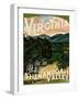 Travel Poster - Virginia-The Saturday Evening Post-Framed Giclee Print