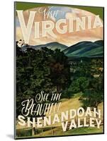 Travel Poster - Virginia-The Saturday Evening Post-Mounted Giclee Print