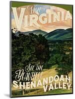 Travel Poster - Virginia-The Saturday Evening Post-Mounted Giclee Print