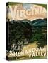 Travel Poster - Virginia-The Saturday Evening Post-Stretched Canvas