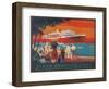 Travel Poster, West and Southwest Africa-Found Image Press-Framed Giclee Print