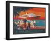 Travel Poster, West and Southwest Africa-Found Image Press-Framed Giclee Print