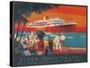 Travel Poster, West and Southwest Africa-Found Image Press-Stretched Canvas