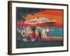 Travel Poster, West and Southwest Africa-Found Image Press-Framed Giclee Print