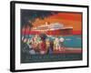 Travel Poster, West and Southwest Africa-Found Image Press-Framed Giclee Print