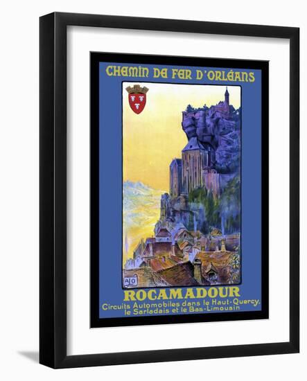 Travel Rail 003-Vintage Lavoie-Framed Giclee Print