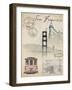 Travel San Francisco-Arnie Fisk-Framed Art Print