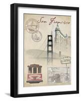 Travel San Francisco-Arnie Fisk-Framed Art Print