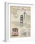 Travel San Francisco-Arnie Fisk-Framed Art Print