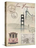 Travel San Francisco-Arnie Fisk-Stretched Canvas