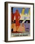 Travel Ship 0133-Vintage Lavoie-Framed Giclee Print