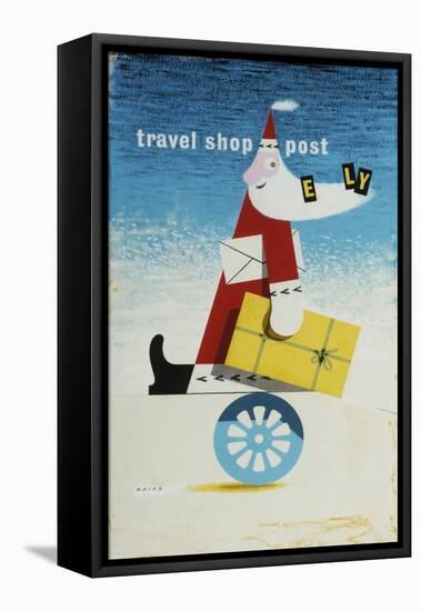 Travel, Shop, Post Early-Manfred Reiss-Framed Stretched Canvas