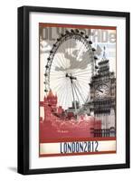 Travel to London-Sidney Paul & Co.-Framed Art Print