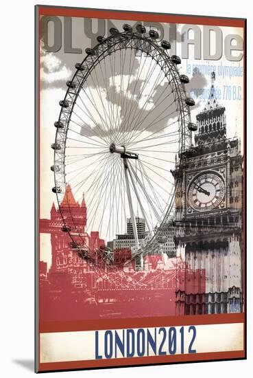 Travel to London-Sidney Paul & Co.-Mounted Art Print