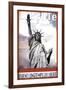 Travel to New York-Sidney Paul & Co.-Framed Premium Giclee Print