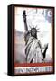 Travel to New York-Sidney Paul & Co.-Framed Stretched Canvas