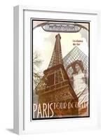 Travel to Paris-Sidney Paul & Co.-Framed Art Print