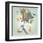 Travel to Thailand-Sajja-Framed Art Print