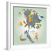 Travel to Thailand-Sajja-Framed Art Print