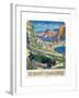 Travel to Tuscany-null-Framed Giclee Print