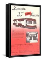 Travel Trailer Advertisement, Terra Cruiser-null-Framed Stretched Canvas