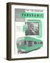 Travel Trailer Advertisement-null-Framed Art Print