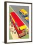 Travel Trailer and Caravan-null-Framed Art Print