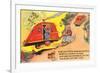 Travel Trailer Cartoon-null-Framed Premium Giclee Print