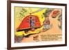 Travel Trailer Cartoon-null-Framed Premium Giclee Print