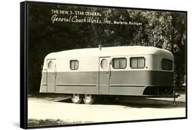 Travel Trailer-null-Framed Stretched Canvas