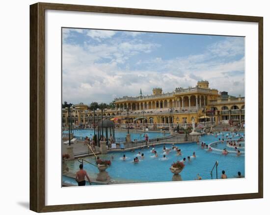 Travel Trip Budapest Baths-Carey J. Williams-Framed Photographic Print