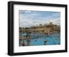 Travel Trip Budapest Baths-Carey J. Williams-Framed Photographic Print