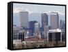 Travel Trip Day in Denver-David Zalubowski-Framed Stretched Canvas