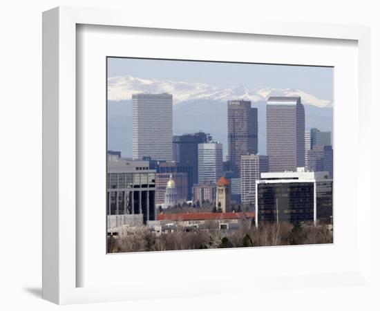 Travel Trip Day in Denver-David Zalubowski-Framed Photographic Print