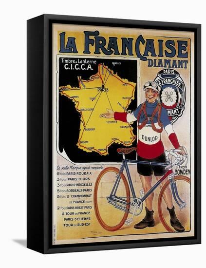 Travel Wheels 007-Vintage Lavoie-Framed Stretched Canvas