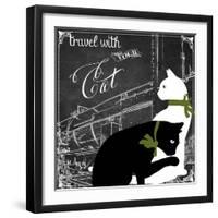 Travel with Your Cat-Color Bakery-Framed Giclee Print