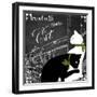 Travel with Your Cat-Color Bakery-Framed Giclee Print