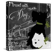 Travel with Your Dog-Color Bakery-Stretched Canvas