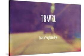 Travel-Vintage Skies-Stretched Canvas