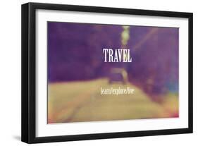 Travel-Vintage Skies-Framed Giclee Print