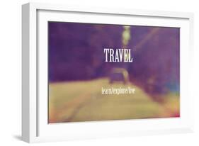 Travel-Vintage Skies-Framed Giclee Print