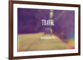 Travel-Vintage Skies-Framed Giclee Print