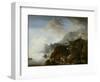 Travelers Awaiting a Ferry, 1649-Philips Wouwermans-Framed Giclee Print