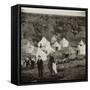 Travelers' Encampment, 1850s-Mendel John Diness-Framed Stretched Canvas