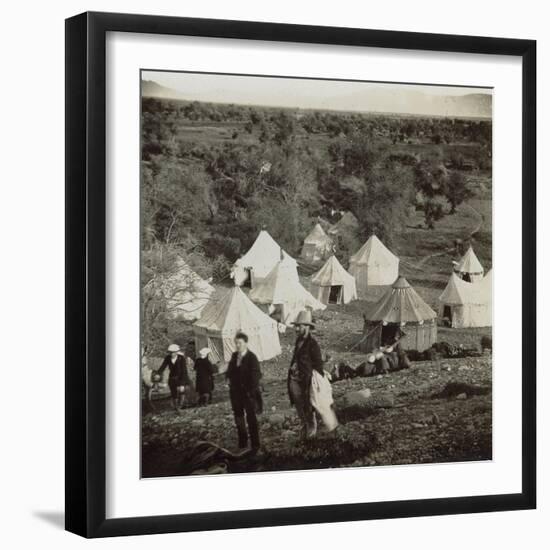 Travelers' Encampment, 1850s-Mendel John Diness-Framed Giclee Print