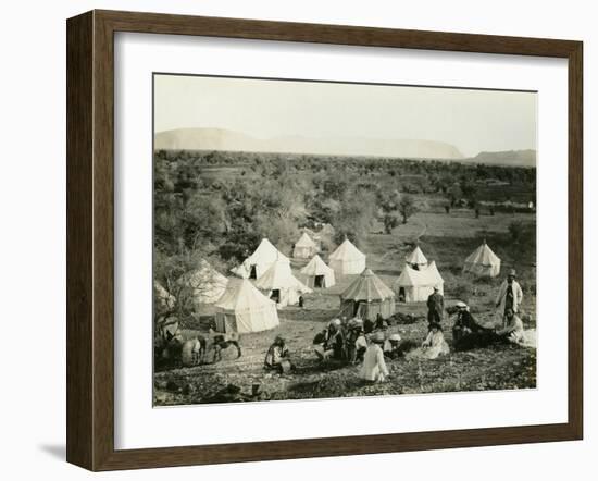 Travelers' Encampment, 1850s-Mendel John Diness-Framed Giclee Print