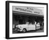 Travelers in a Chevy Bel Air Convertible at the Miami International Airport, 1954 August 22-null-Framed Photographic Print